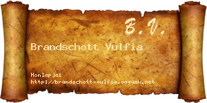 Brandschott Vulfia névjegykártya